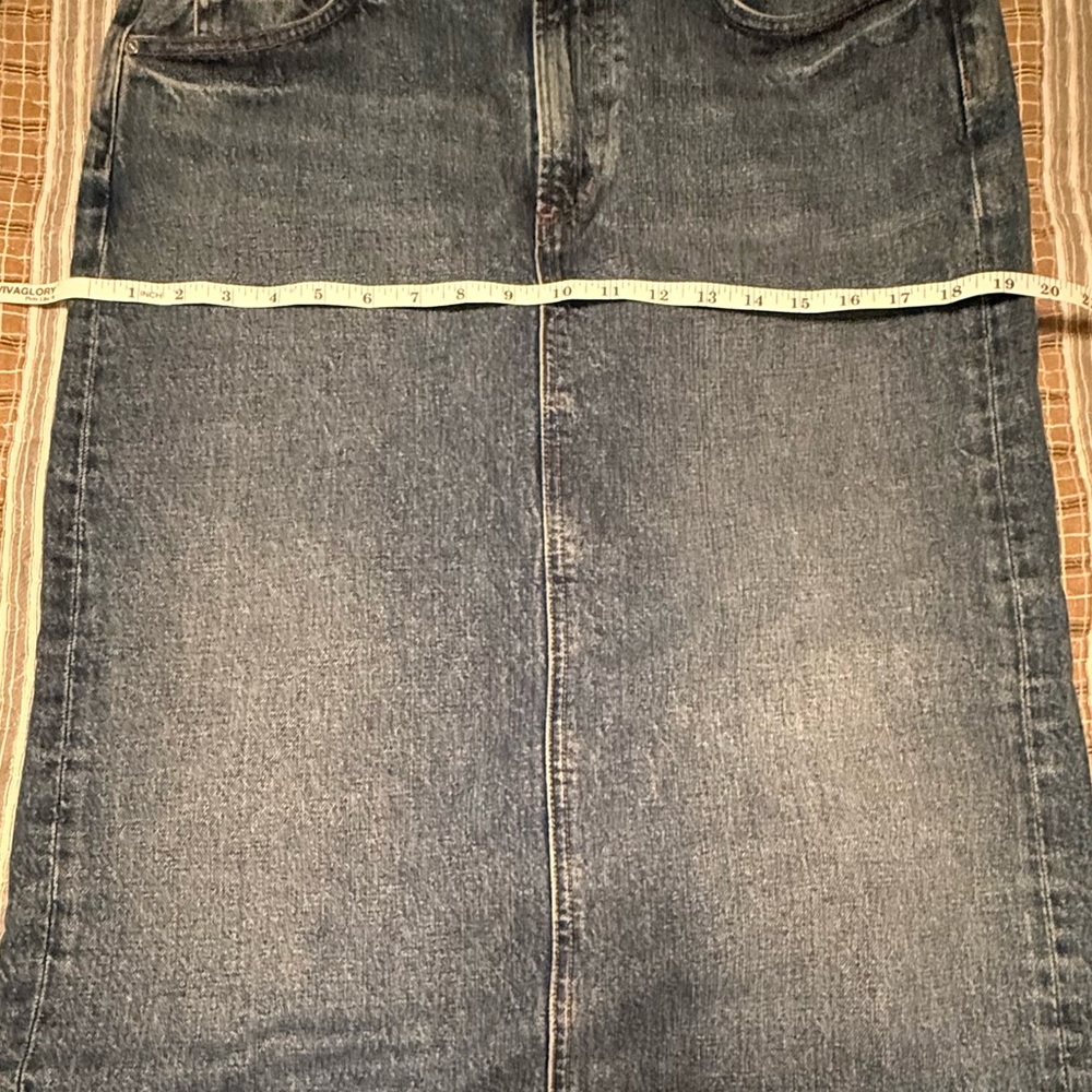 Citizens Of Humanity Blue Denim Skirt - Picture 6 of 8